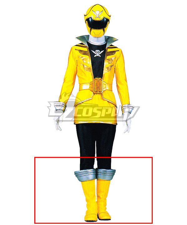 Power Rangers Super Megaforce Super Megaforce Yellow Yellow Shoes Cosplay Boots