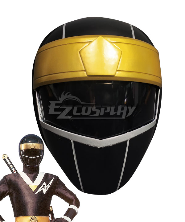 Power Rangers Ninja Sentai Kakuranger NinjaBlack Helmet Cosplay Accessory Prop