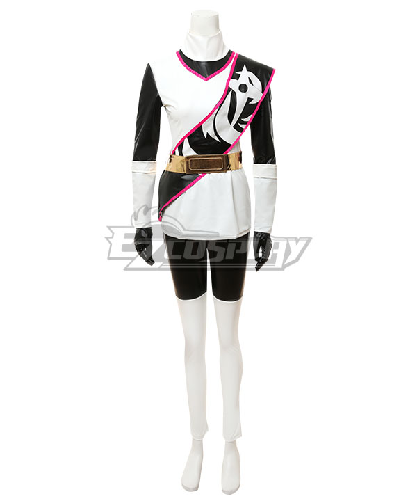 Power Rangers Ninja Steel Ninja Steel White Cosplay Costume