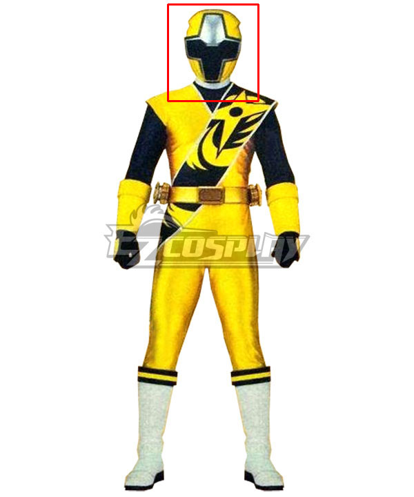 Power Rangers Ninja Steel Ninja Steel Yellow Helmet Cosplay Accessory Prop