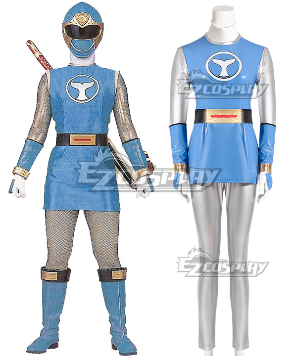 Power Rangers Ninja Storm Blue Wind Ranger Cosplay Costume