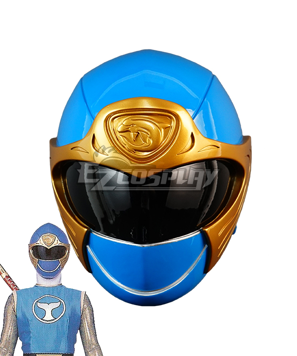 Power Rangers Ninja Storm Blue Wind Ranger Helmet Cosplay Accessory Prop
