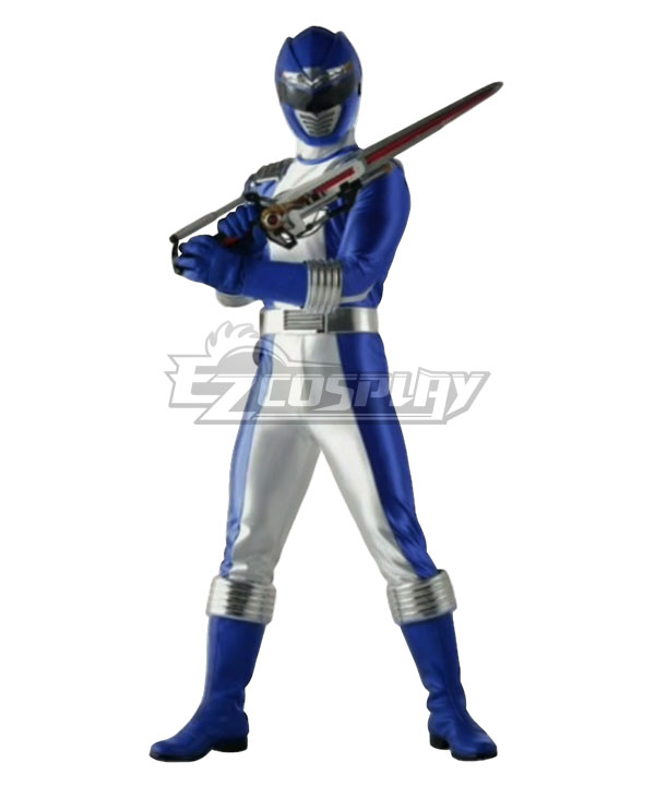 Power Rangers Operation Overdrive Blue Overdrive Ranger Cosplay Costume