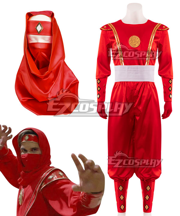 Power Rangers Red Ninjetti Ranger Red Ninja Ranger B Edition Cosplay Costume