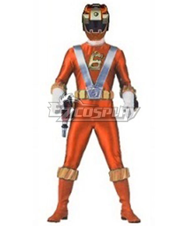 Power Rangers RPM Operator Series Orange Cosplay Costume