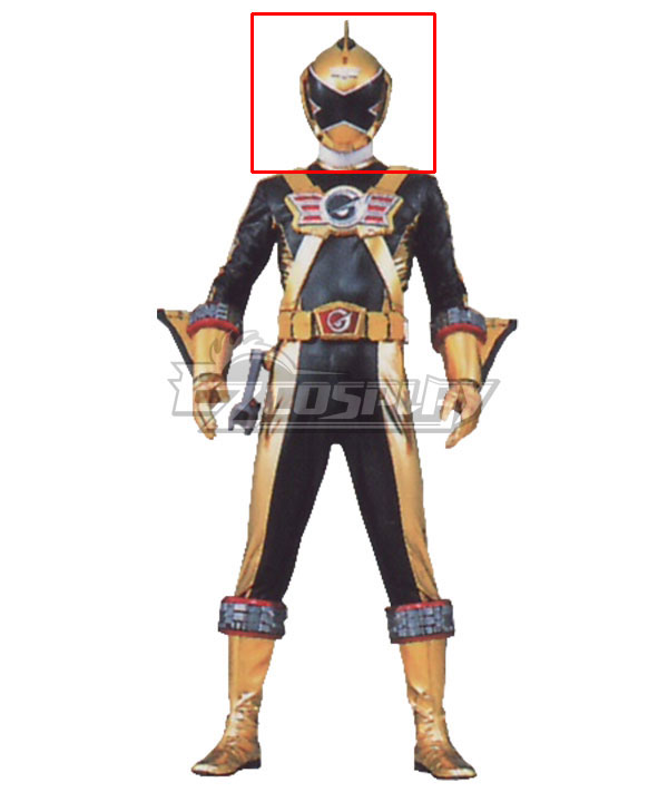 Power Rangers RPM Ranger Operator Series Gold Helmet Cosplay Accessory Prop