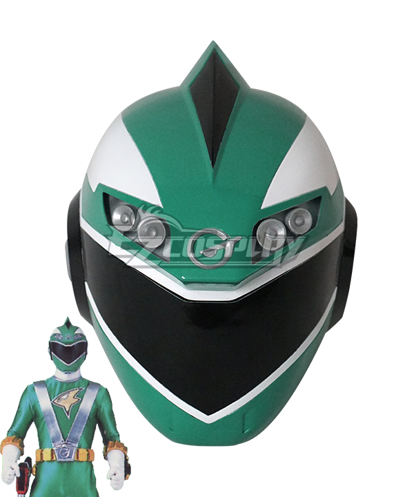 Power Rangers RPM Ranger Operator Series Green Helmet Cosplay Accessory Prop