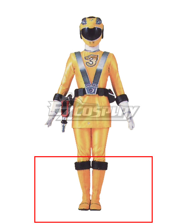 Power Rangers RPM Ranger Operator Series Yellow Yellow Shoes Cosplay Boots