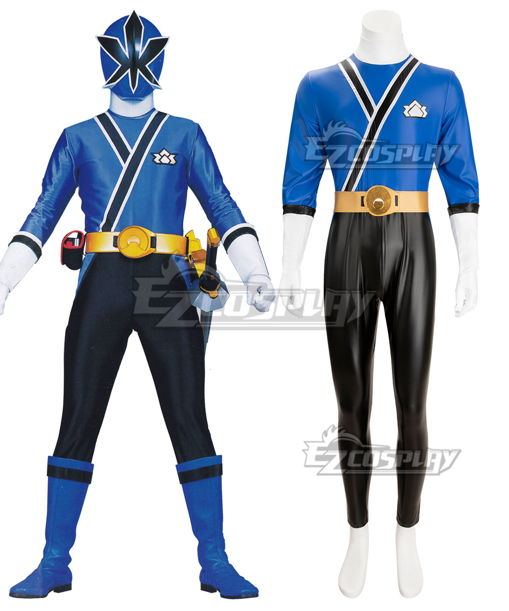 Power Rangers Samurai Blue Samurai Ranger Cosplay Costume