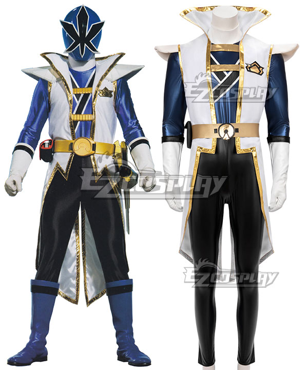 Power Rangers Samurai Blue Samurai Ranger Super Samurai Mode Cosplay Costume