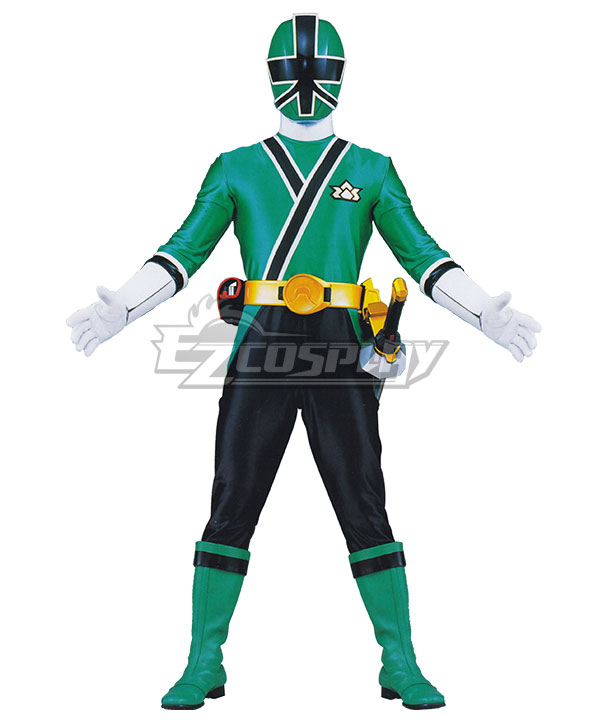Power Rangers Samurai Green Samurai Ranger Cosplay Costume