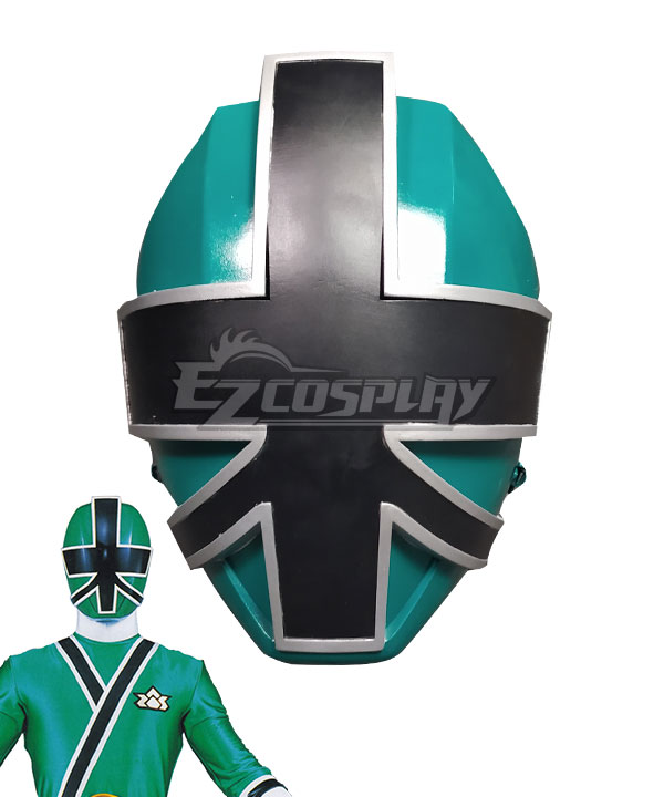 Power Rangers Samurai Green Samurai Ranger Helmet Cosplay Accessory Prop