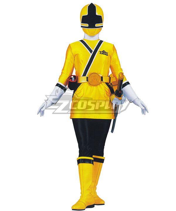 Power Rangers Samurai Yellow Samurai Ranger Cosplay Costume