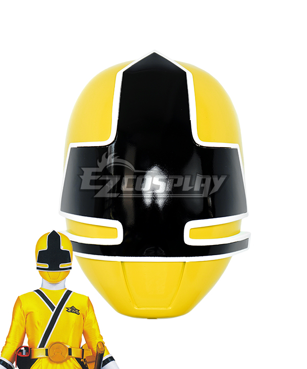 Power Rangers Samurai Yellow Samurai Ranger Helmet Cosplay Accessory Prop