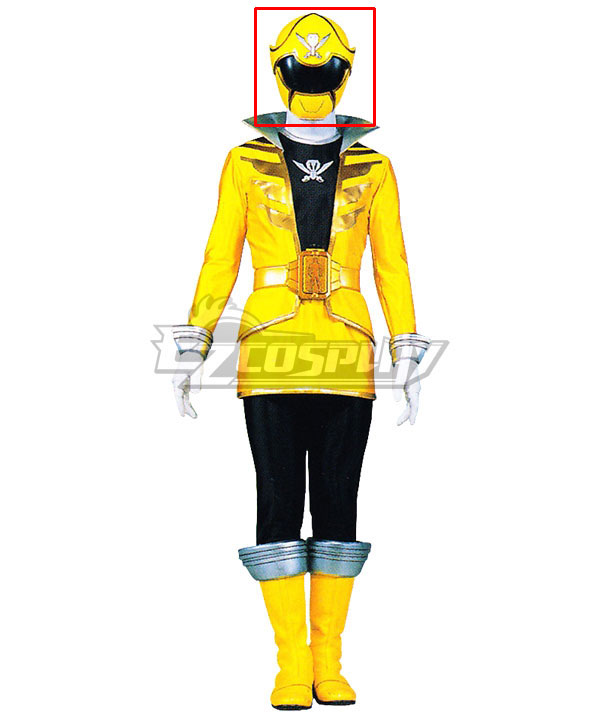 Power Rangers Super Megaforce Super Megaforce Yellow Helmet Cosplay Accessory Prop