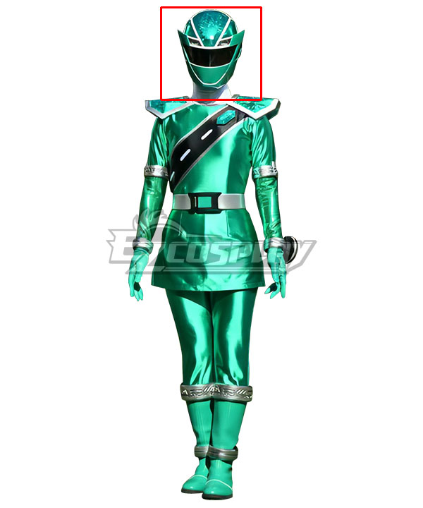 Power Rangers Super Sentai Mashin Sentai Kiramager Kiramai Green Helmet Cosplay Accessory Prop