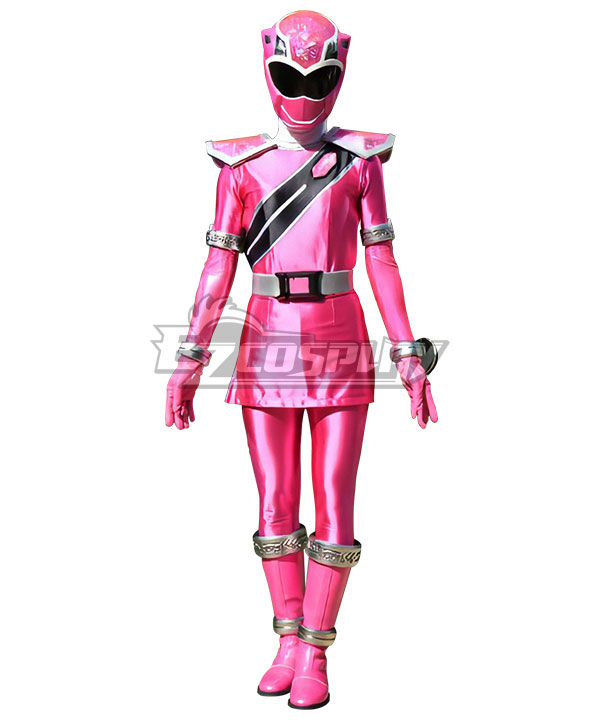 Power Rangers Super Sentai Mashin Sentai Kiramager Kiramai Pink Cosplay Costume