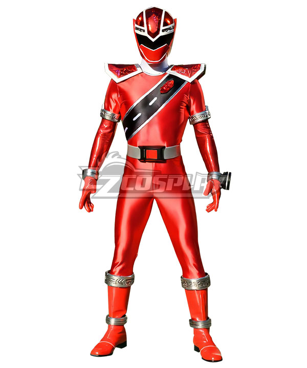 Power Rangers Super Sentai Mashin Sentai Kiramager Kiramai Red Cosplay Costume
