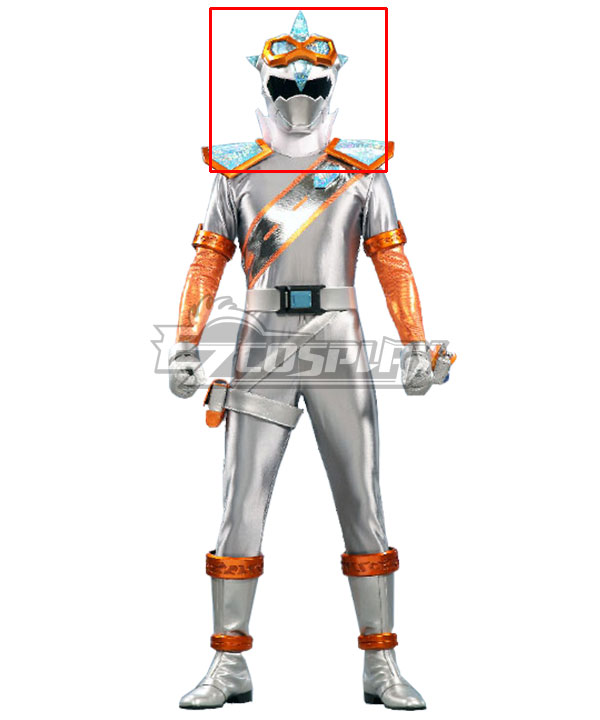 Power Rangers Super Sentai Mashin Sentai Kiramager Kiramai Silver Helmet Cosplay Accessory Prop