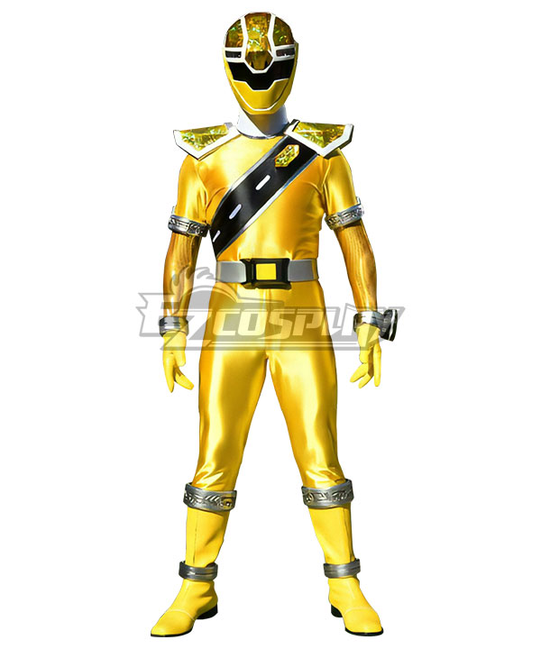 Power Rangers Super Sentai Mashin Sentai Kiramager Kiramai Yellow Cosplay Costume