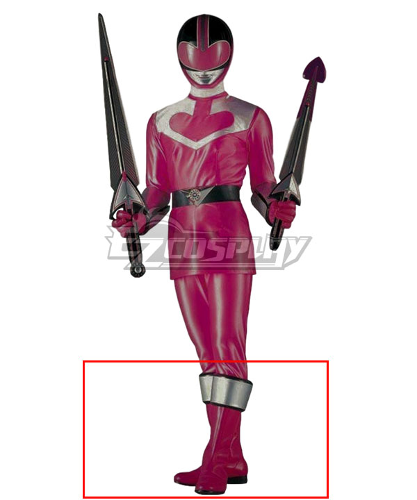 Power Rangers Time Force Time Force Pink Pink Shoes Cosplay Boots