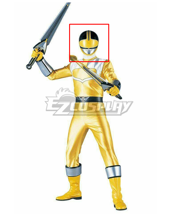 Power Rangers Time Force Time Force Yellow Helmet Cosplay Accessory Prop