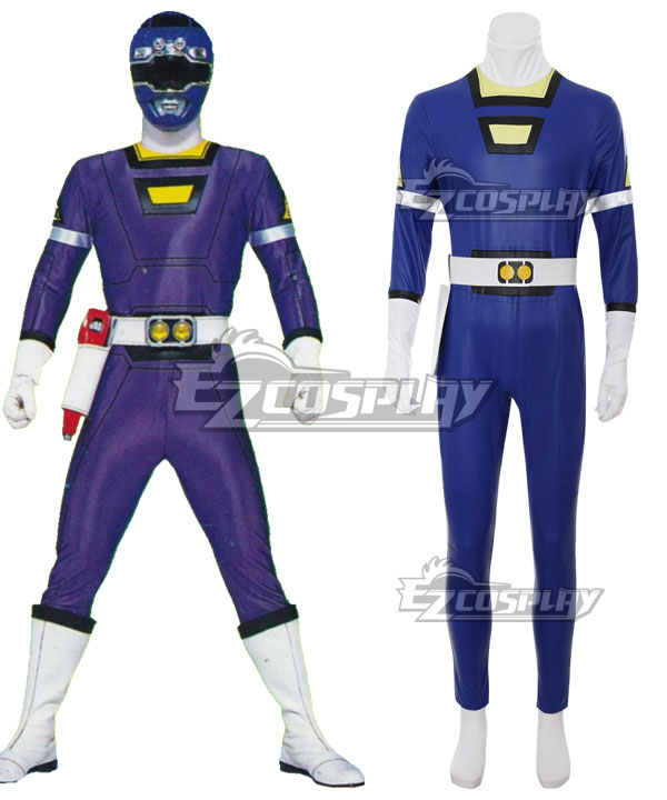 Power Rangers Turbo Blaues Turbo Ranger Cosplay-Kostüm