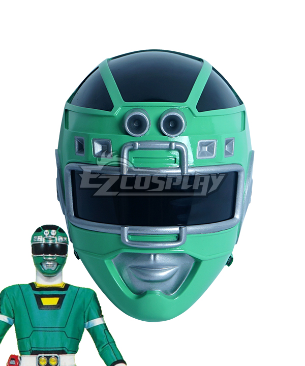 Power Rangers Turbo Green Turbo Ranger Helmet Cosplay Accessory Prop