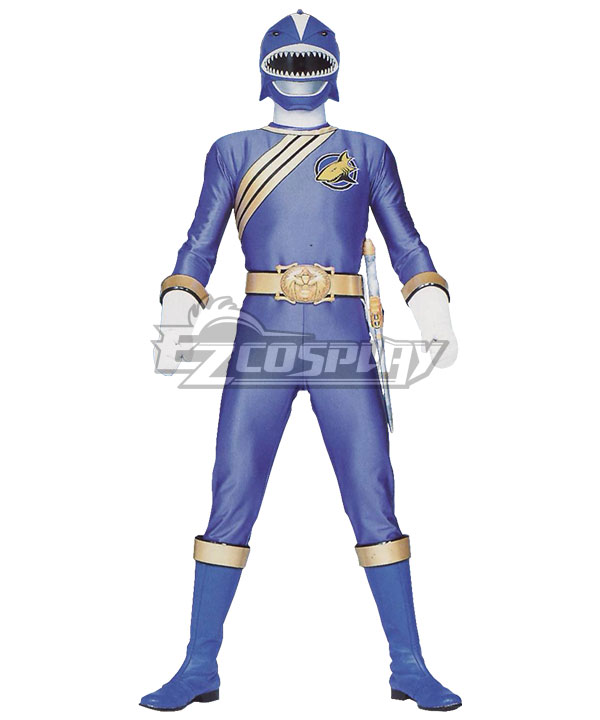 Power Rangers Wild Force Blue Wild Force Ranger Cosplay Costume