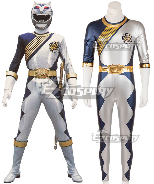 Power Rangers Wild Force Lunar Wild Force Ranger Cosplay Costume