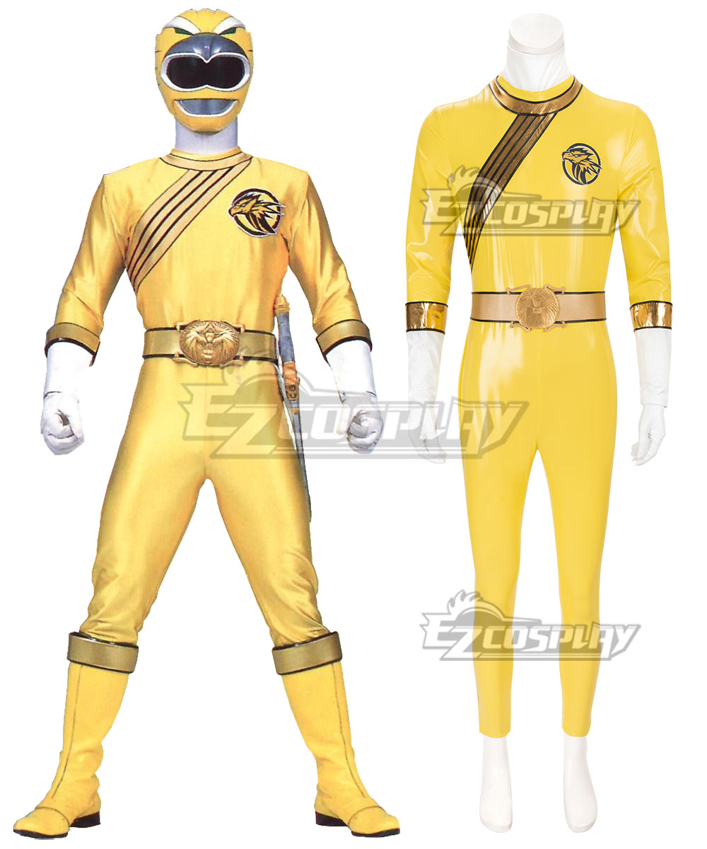 Power Rangers Wild Force Yellow Wild Force Ranger Cosplay Costume