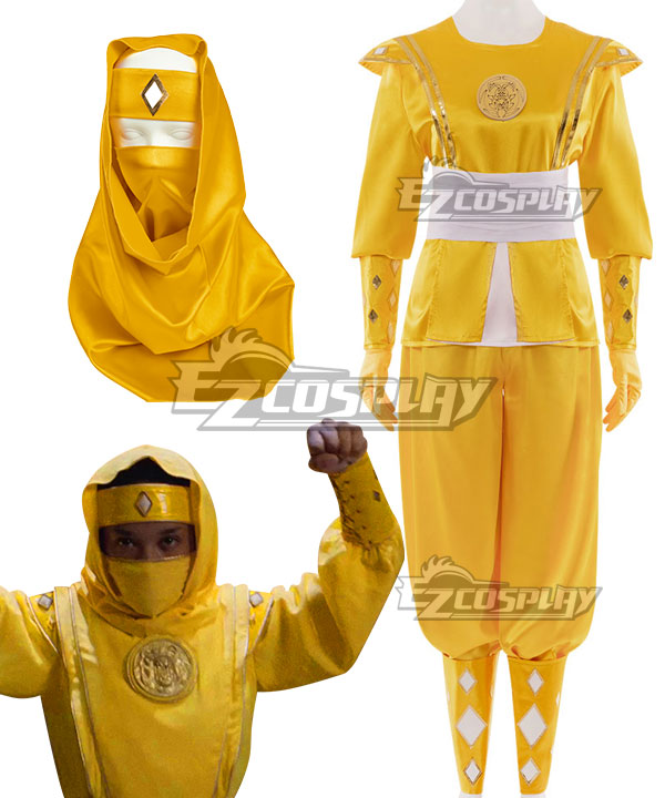 Power Rangers Yellow Ninjetti Ranger Yellow Ninja Ranger B Edition Cosplay Costume
