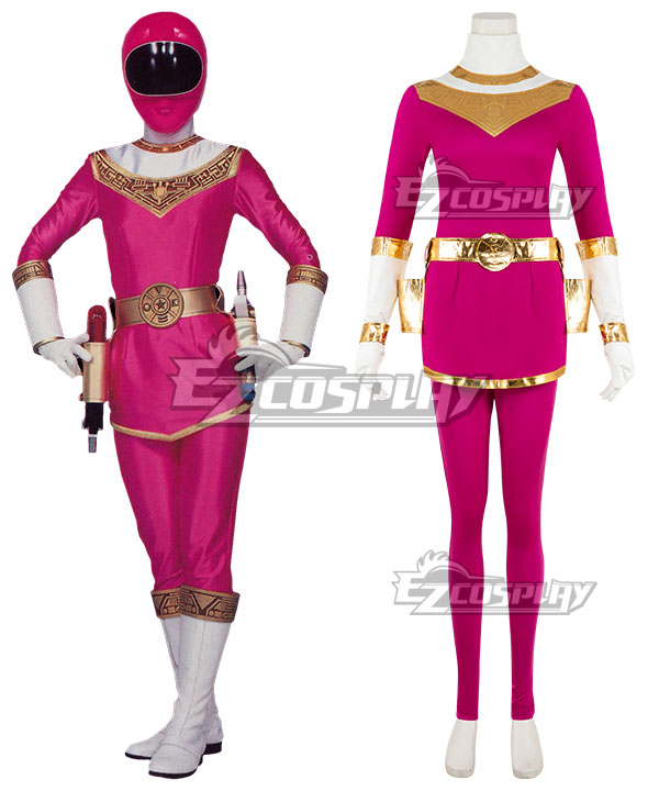 Power Rangers Zeo Ranger I Pink Cosplay Costume