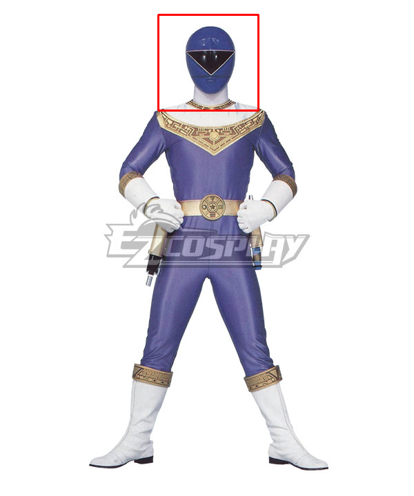 Power Rangers Zeo Ranger III Blue Helmet Cosplay Accessory Prop