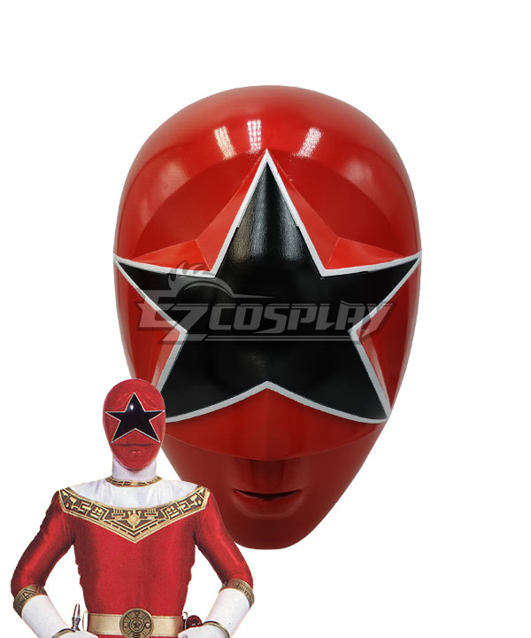 Power Rangers Zeo Ranger V Red Helmet Cosplay Accessory Prop