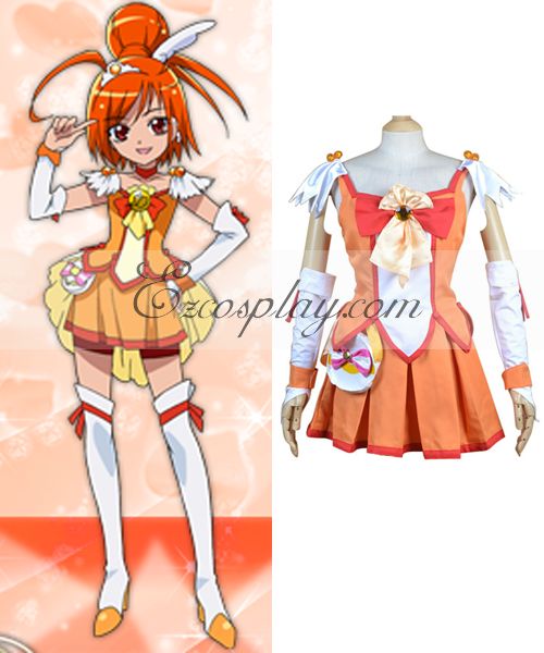 

Pretty Cure Smile PreCure Hino Akane Cure Sunny Cosplay Costume