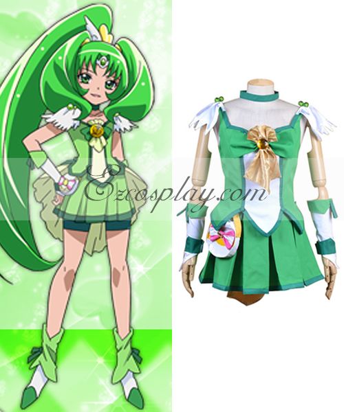 

Pretty Cure Smile PreCure Midorikawa Nao Cure March Cosplay Costume