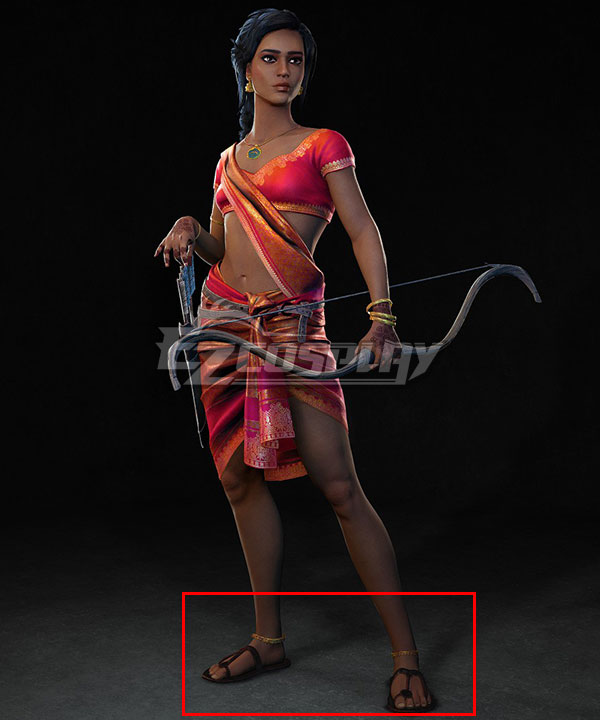 Prince of Persia: Sands of Time Remake Prinzessin Braune Cosplay-Schuhe