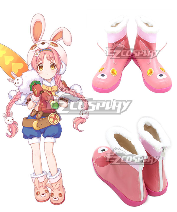 Princess Connect! Re:Dive Mimi Akane Pink Cosplay Shoes