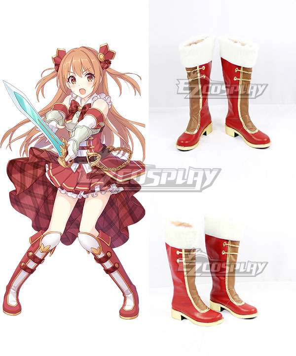 Princess Connect! Re:Dive Nozomi Sakurai Red Shoes Cosplay Boots