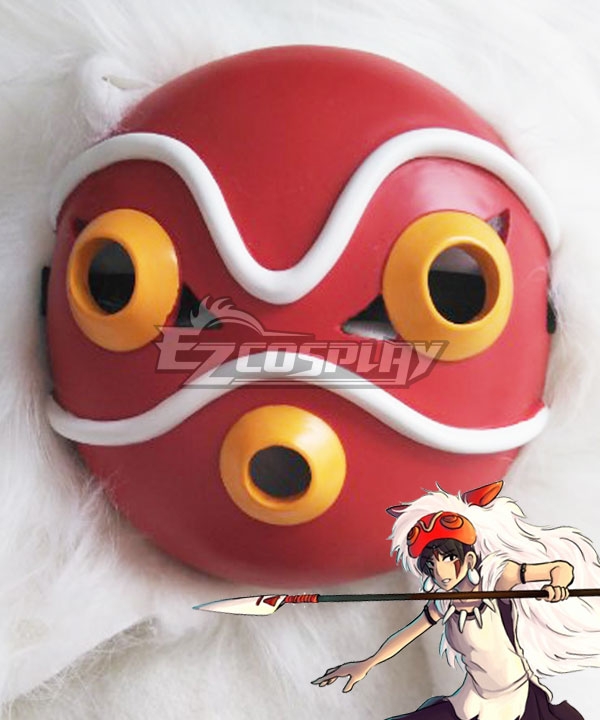 

Princess Mononoke San Halloween Mask Cosplay Accessory Prop