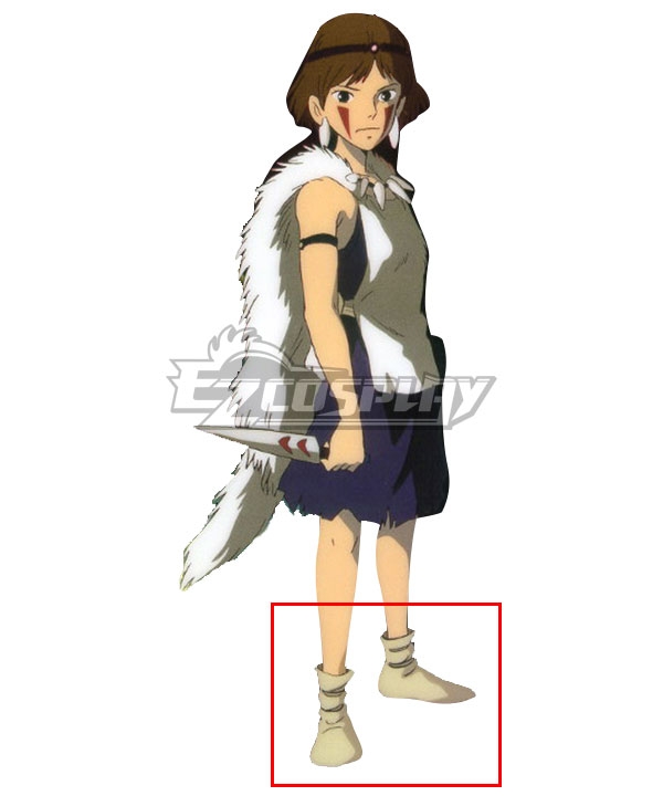 

Princess Mononoke San White Shoes Cosplay Boots