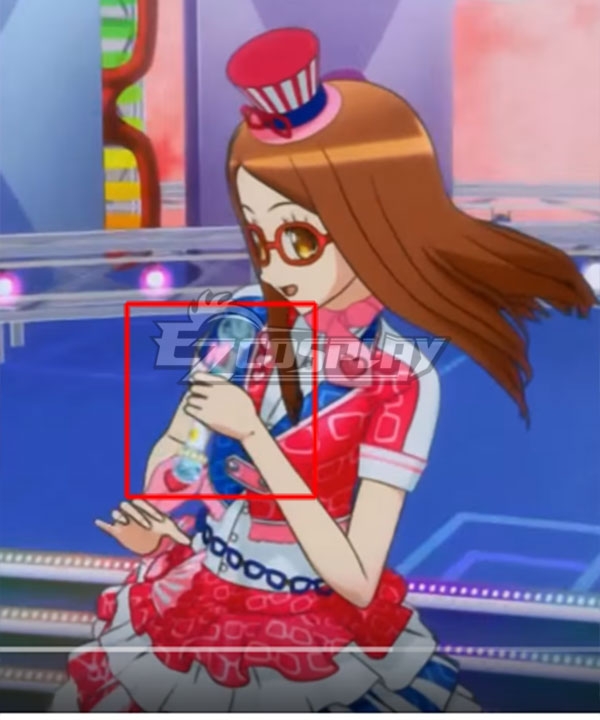 

PriPara Meganee Akai Microphone Cosplay Accessory Prop