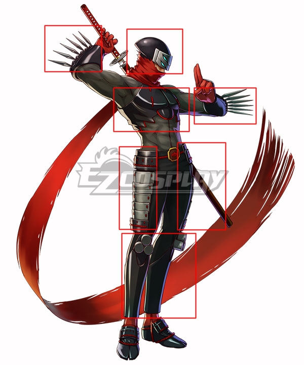 

Project X Zone Shinobi Hotsuma Full Armor Cosplay Accessory Prop