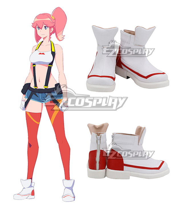 Promare Aina White Cosplay Shoes