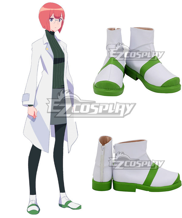 PROMARE Heris Ardebit Green White Cosplay Shoes