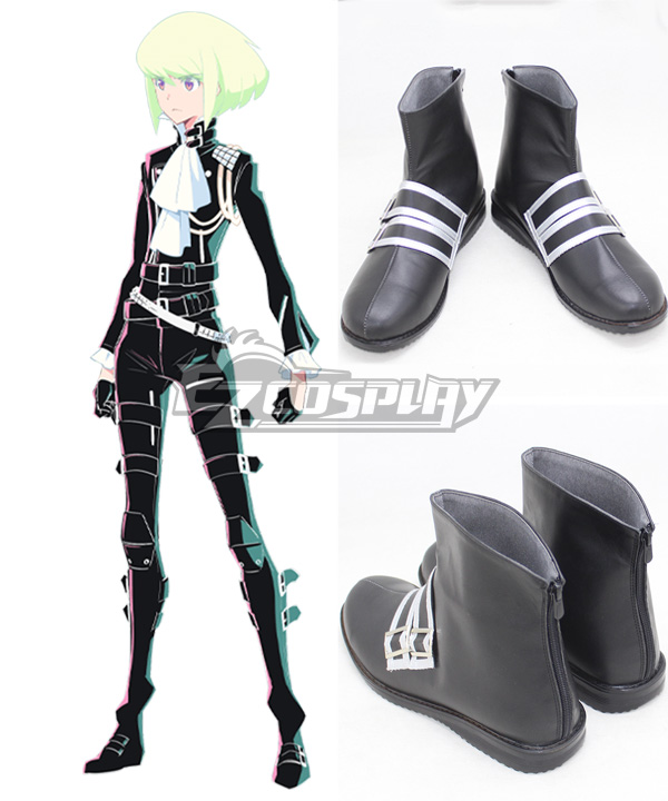 Promare Lio Fotia Cosplay Black And White Shoes