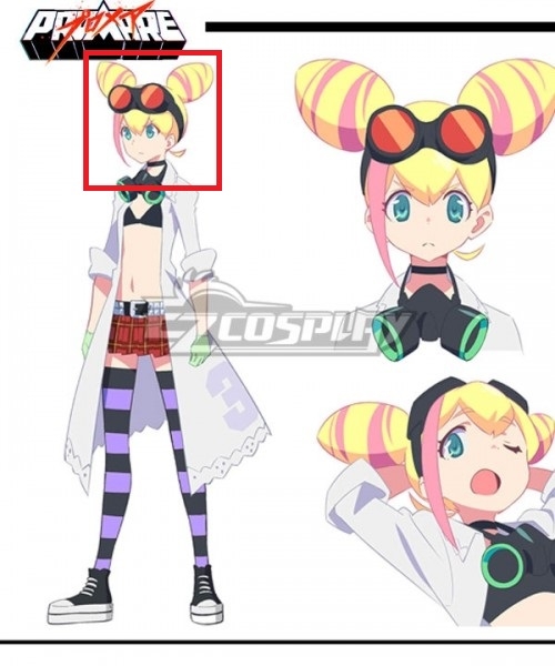 

PROMARE Lucia Fex Yellow Pink Cosplay Wig