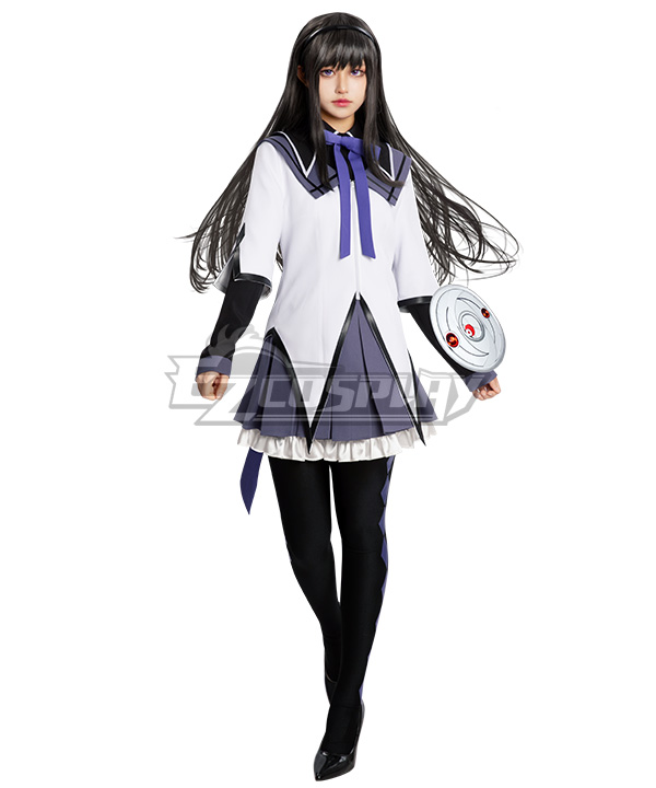 Puella Magi Madoka Magica Homura Akemi Cosplay Costume - Premium Edition