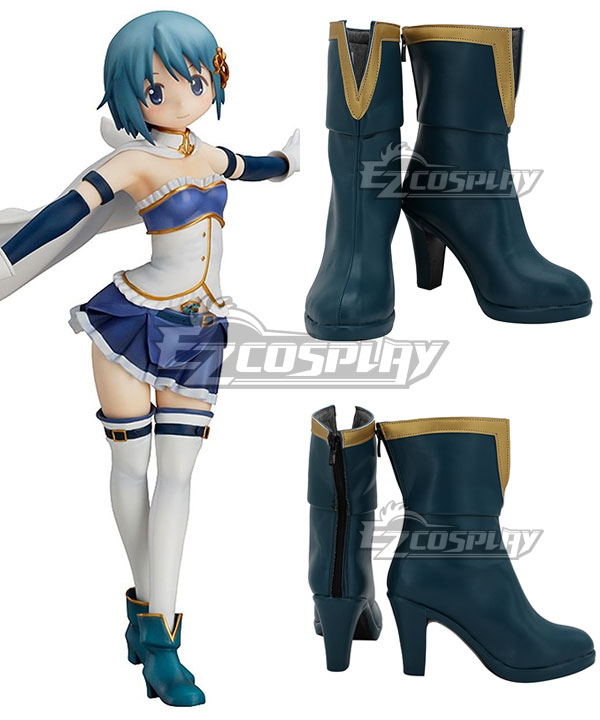 

Puella Magi Madoka Magica Miki Sayaka Blue Cosplay Shoes
